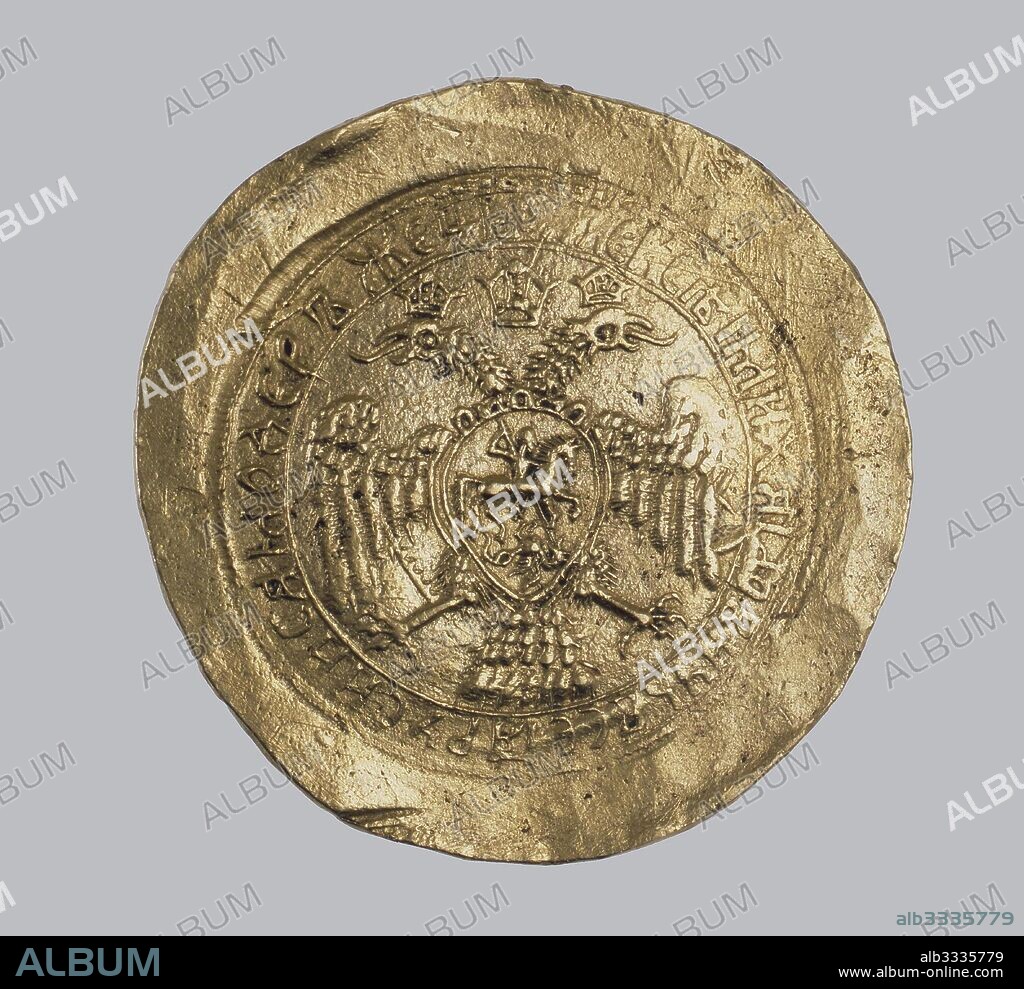 RUSSIAN COINS NUMISMATIC. Gold coin of the Tsar Alexis I Mikhailovich of Russia.