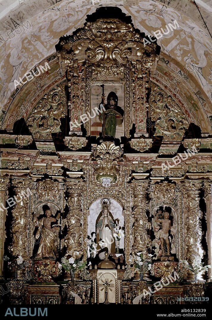 RETABLO MAYOR DE LA IGLESIA DE SANTIAGO DE ALBA DE TORMES.