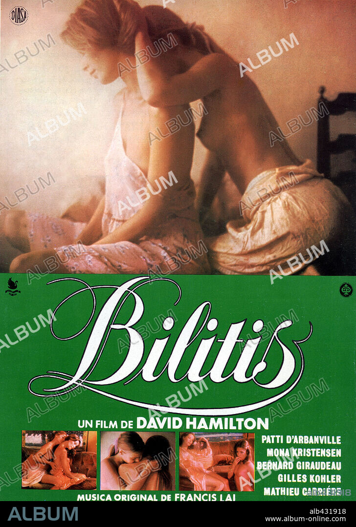 Plakat zu BILITIS, 1977, unter der Regie von DAVID HAMILTON.