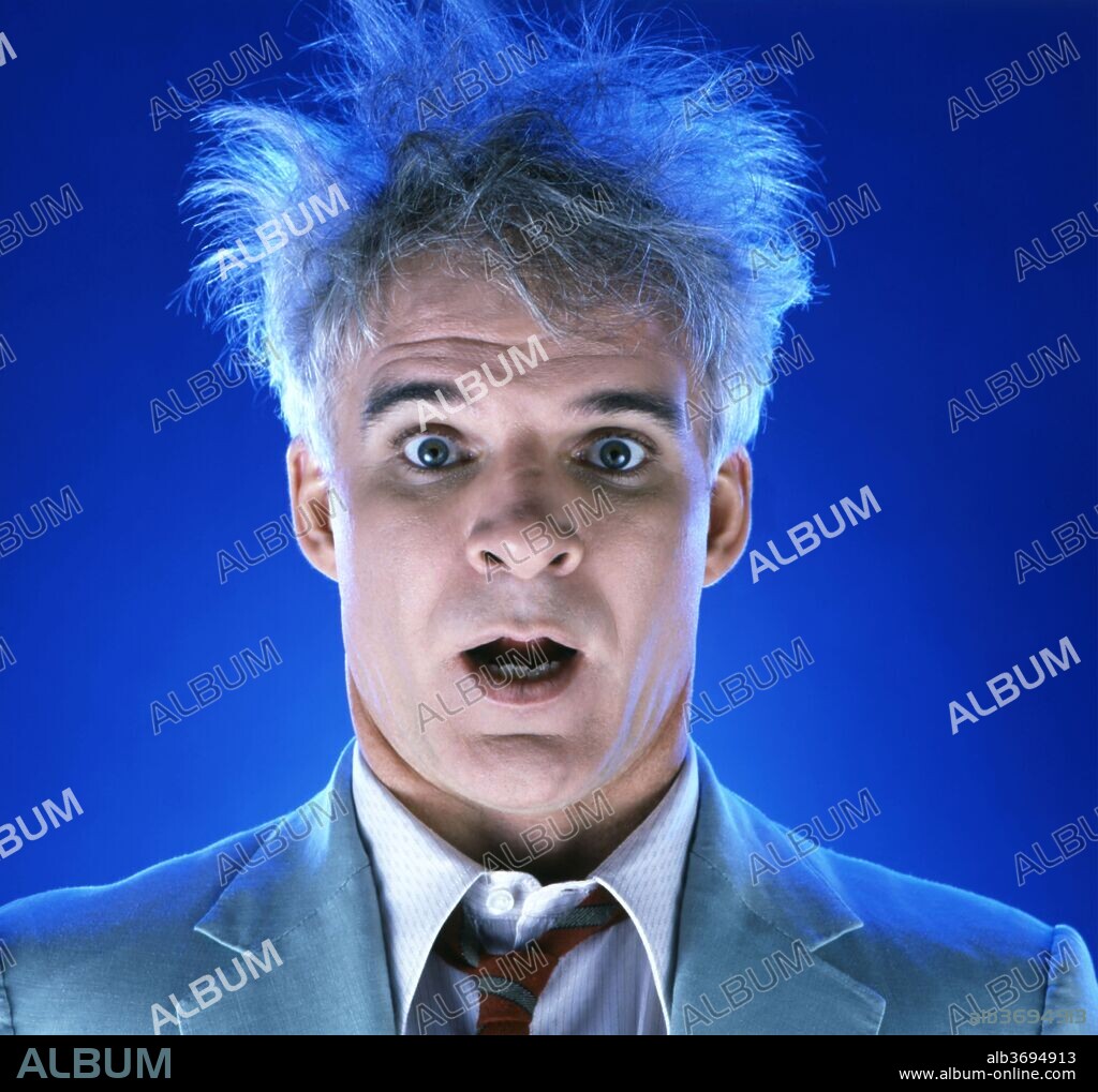 STEVE MARTIN in THE MAN WITH TWO BRAINS, 1983, directed by CARL REINER. Copyright WARNER BROTHERS.