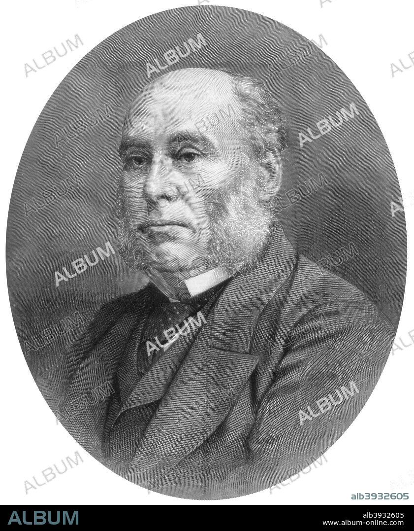WH Smith, MP, First Lord of the Treasury, 1887. The son and namesake of the founder of the WH Smith chain of newsagents, William Henry Smith (1825-1891) was elected to Parliament in 1868 as Conservative Member for Westminster. He held various political offices in Conservative governments between 1877 and 1891 A print from The Illustrated London News, 22nd January 1887.