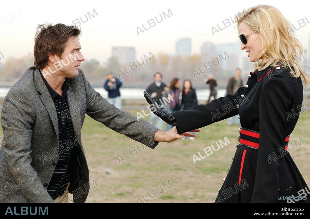 LUKE WILSON y UMA THURMAN en MI SUPER EX-NOVIA, 2006 (MY SUPER EX-GIRLFRIEND), dirigida por IVAN REITMAN. Copyright REGENCY ENTERPRISES / ARONOWITZ, MYLES.