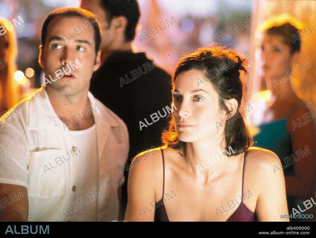 CARRIE-ANNE MOSS et JEREMY PIVEN dans THE CREW, 2000, réalisé par MICHAEL DINNER. Copyright TOUCHSTONE PICTURES / ZUCKERMAN, ROBERT.