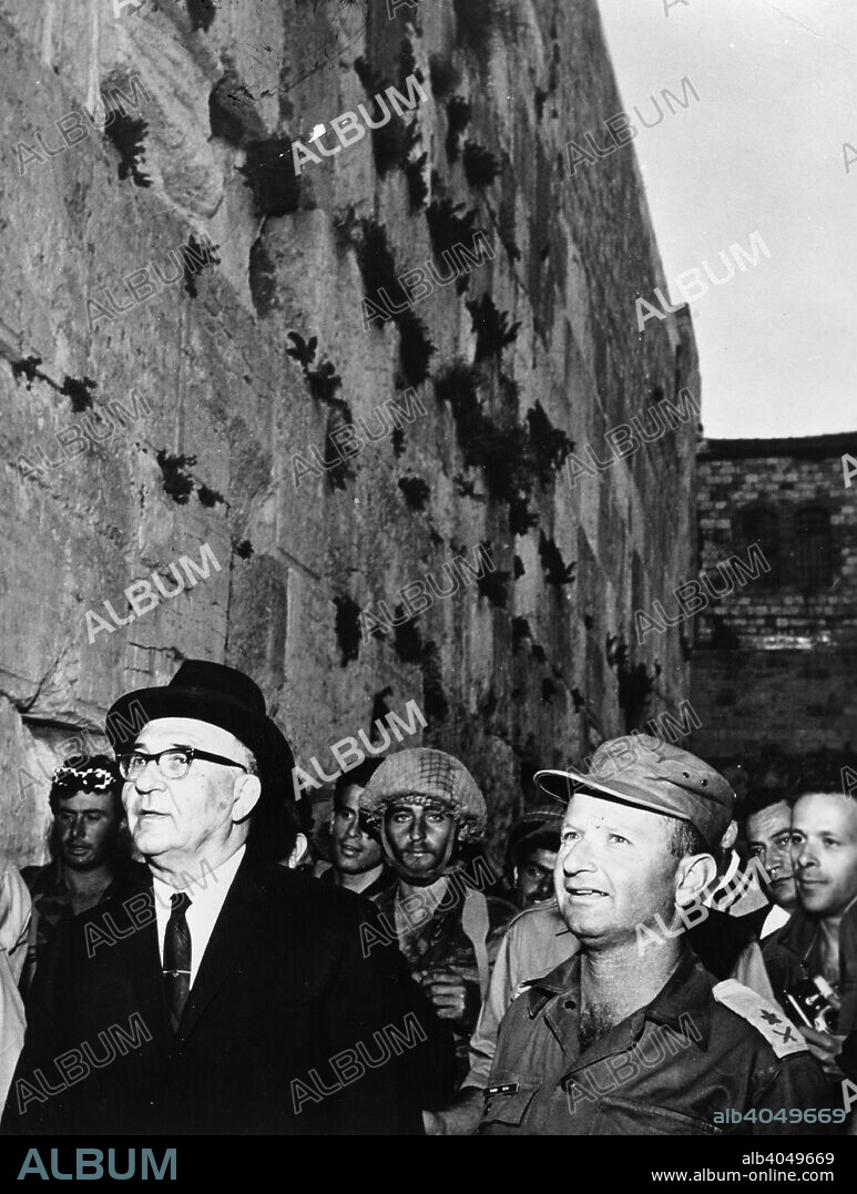 Levi Eshkol (1895-1969), Israeli Prime minister.