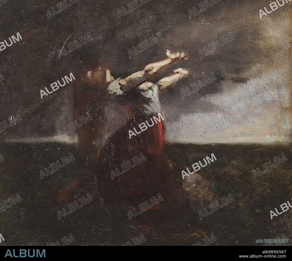 GUSTAF CEDERSTRÖM. The Blasphemer, 1872.