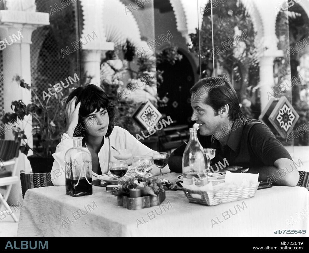 JACK NICHOLSON and MARIA SCHNEIDER in THE PASSENGER, 1975 (PROFESSIONE: REPORTER), directed by MICHELANGELO ANTONIONI. Copyright M.G.M / STEINER, FLORIANO.