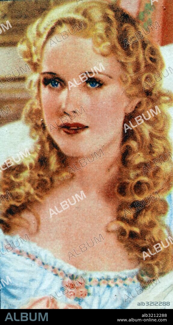 Anita Louise (1915-1970) an American actress. Dated 20th Century.