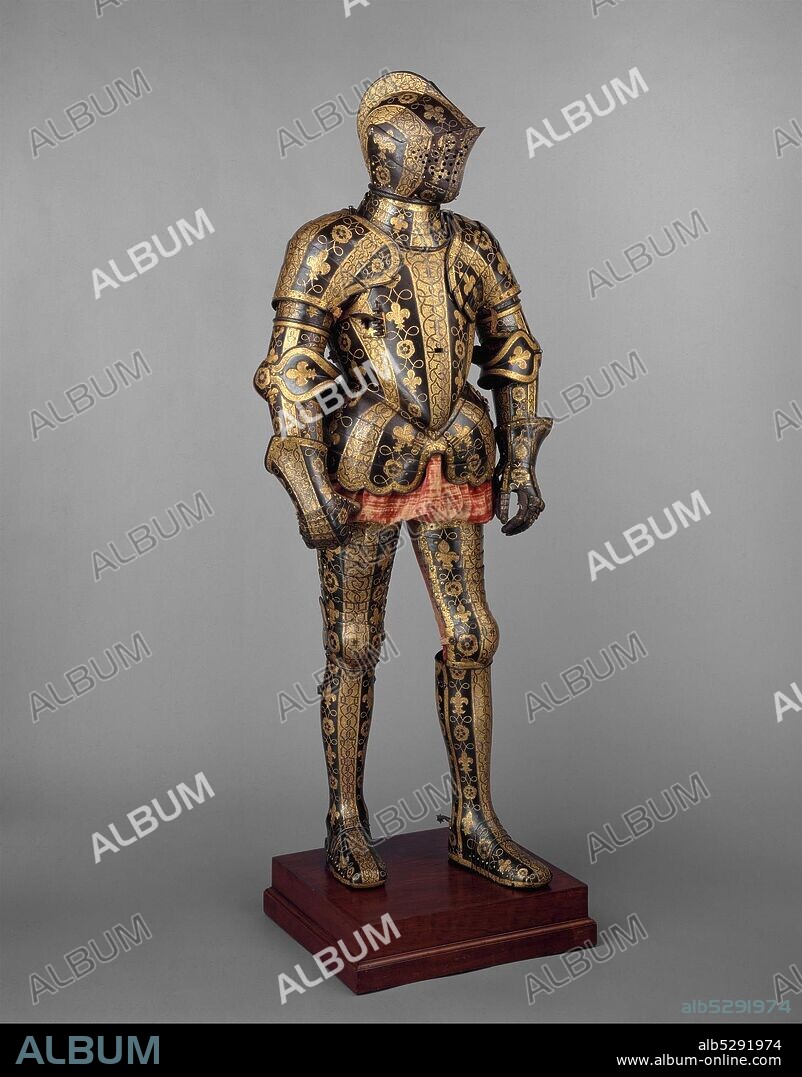 ROYAL WORKSHOPS AT GREENWICH. Armour Garniture of George Clifford (1558-1605), Third Earl of Cumberland, British, Greenwich, 1586.