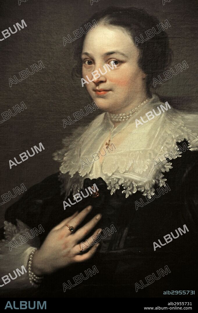 Anthonis van Dyck (1599-1641). Pintor flamenco. Retrato de una mujer. 1630. Oleo sobre lienzo. Museo Nacional. Gdansk. Polonia.