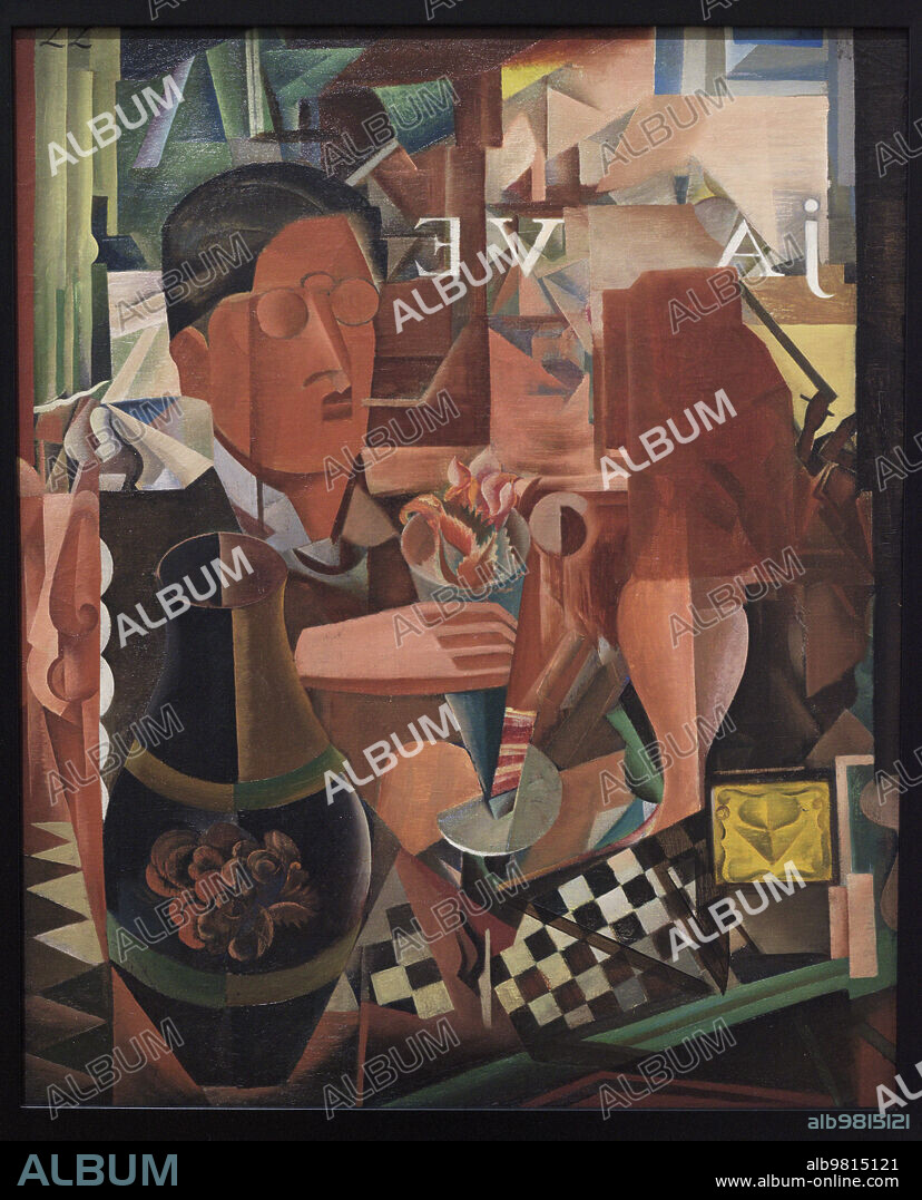 Ludolf Liberts (1895-1959). Latvian painter. Portrait of the Artist N., 1923. Oil on canvas, 78,5 x 65 cm. Latvian National Museum of Art. Riga. Latvia.