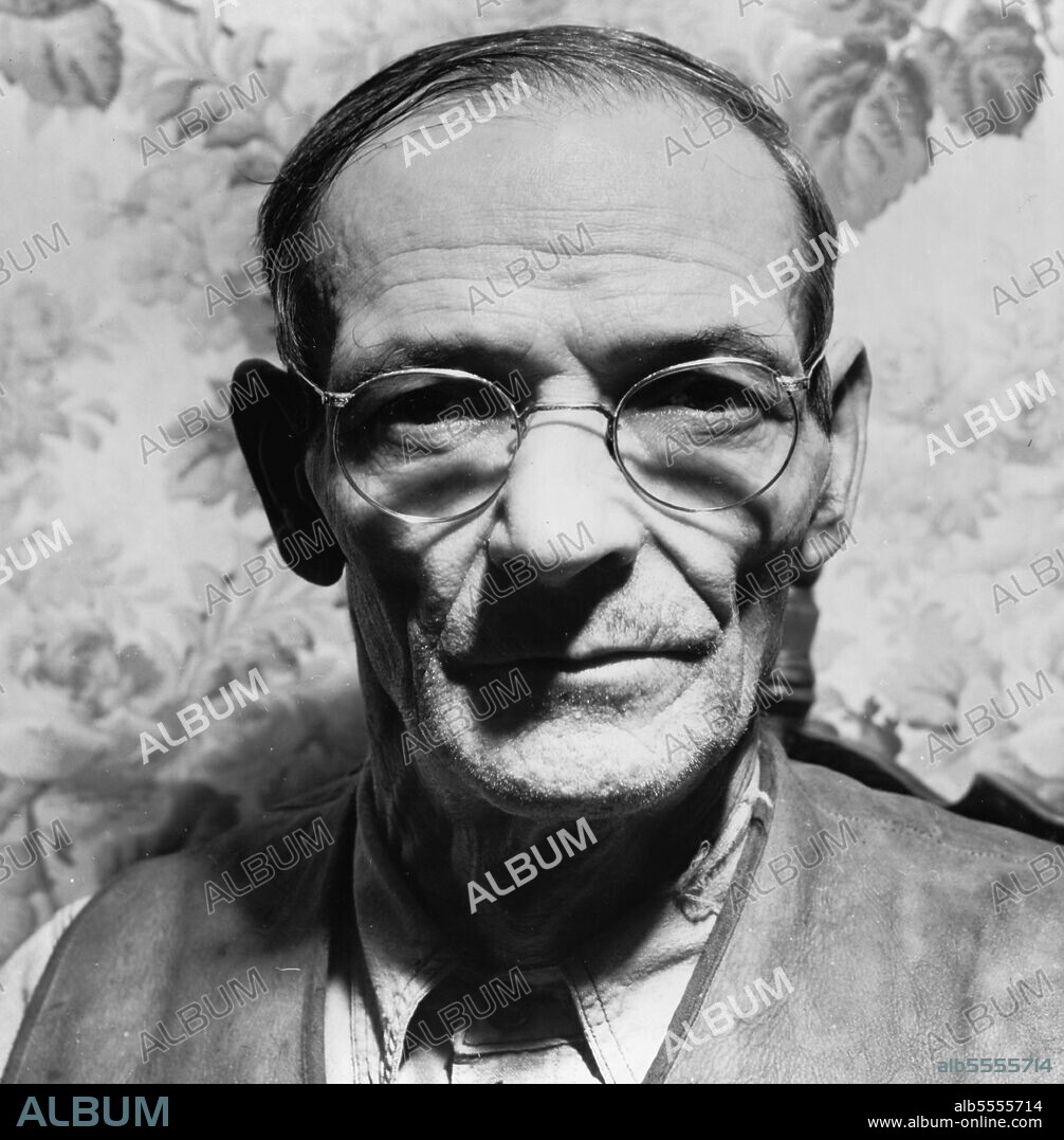 GORDON PARKS. Gloucester, Massachusetts. Mr. Joseph Lopez, fifty-five-year-old fish skinner at the Gorton-Pew fisheries, was born in the Azores on St. Michael Island. He has six children, two of whom are in the armed forces.