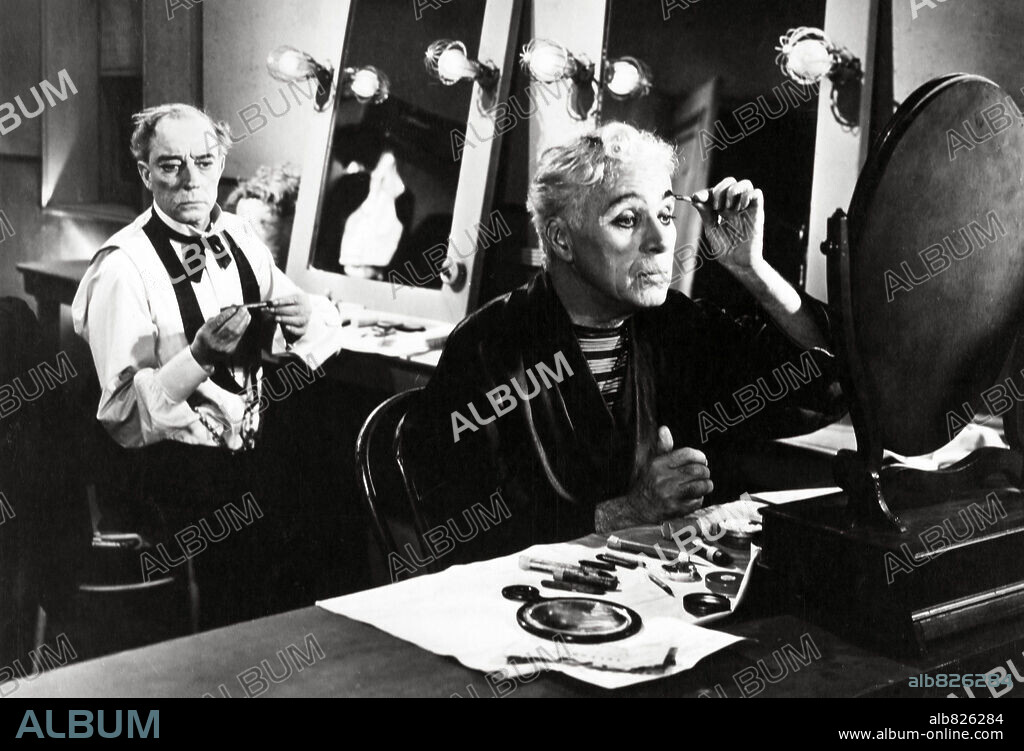 BUSTER KEATON et CHARLIE CHAPLIN dans LIMELIGHT, 1952, réalisé par CHARLES CHAPLIN. Copyright UNITED ARTISTS.