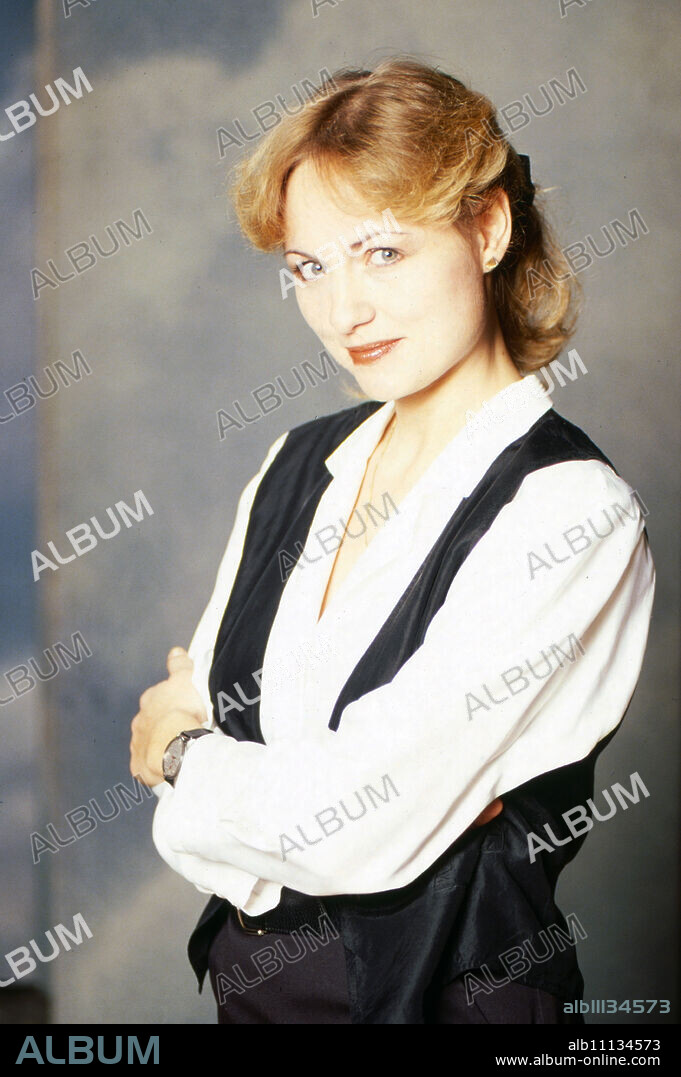Dagmar Schellenberger, German concert and opera singer, in Hamburg, Germany around 1997. (original german headline: Dagmar Schellenberger).