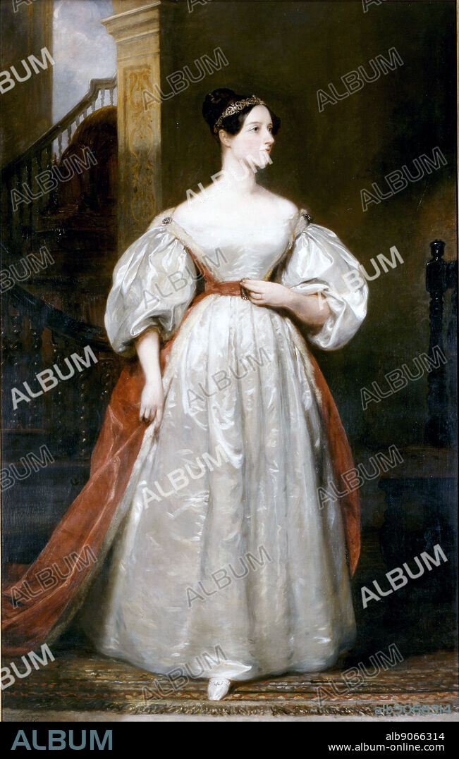 Augusta Ada, Countess Lovelace (1815-1852) English mathematician and writer. Daughter of the poet Byron. Friend of Charles Babbage. Devised programme for his Analytical Engine. Portrait by Margaret Carpenter.