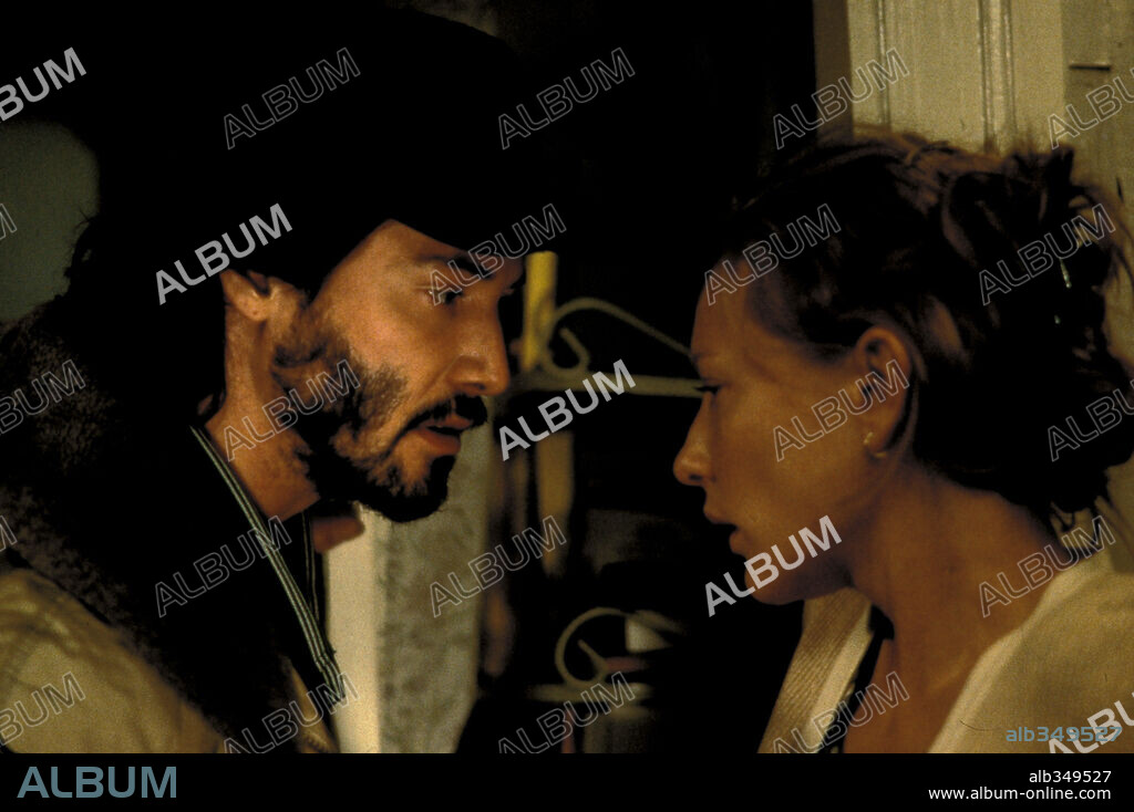 CATE BLANCHETT y KEANU REEVES en PREMONICIÓN, 2000 (THE GIFT), dirigida por SAM RAIMI. Copyright LAKESHORE ENTERTAINMENT / MOSELEY, MELISSA.