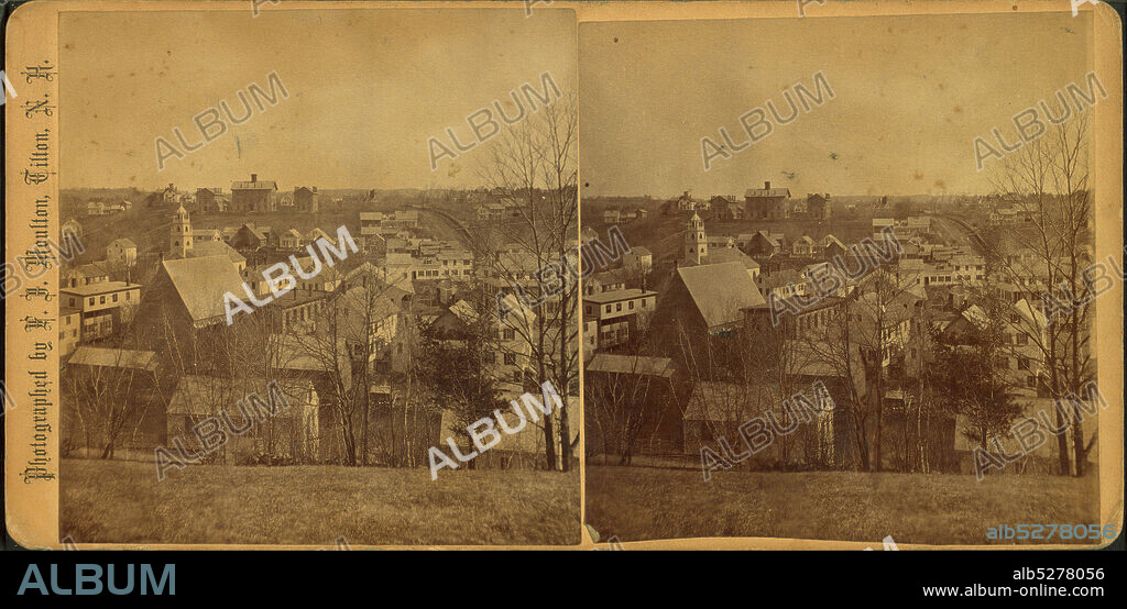 General view of Tilton, N.H., Cities & towns, New Hampshire, Belknap County (N.H.), Tilton (N.H.).