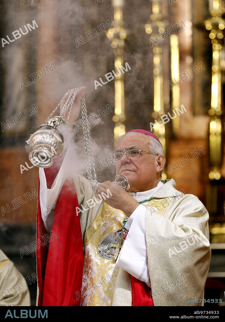 Córdoba, 25/12/2019. Misa de Navidad en la Mezquita Catedral, oficiada por el obispo de Córdoba, Demetrio Fernández. Foto: Valerio Merino. ARCHCOR.