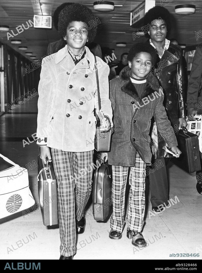 Michael Jackson and Randy Jackson, London 70s.