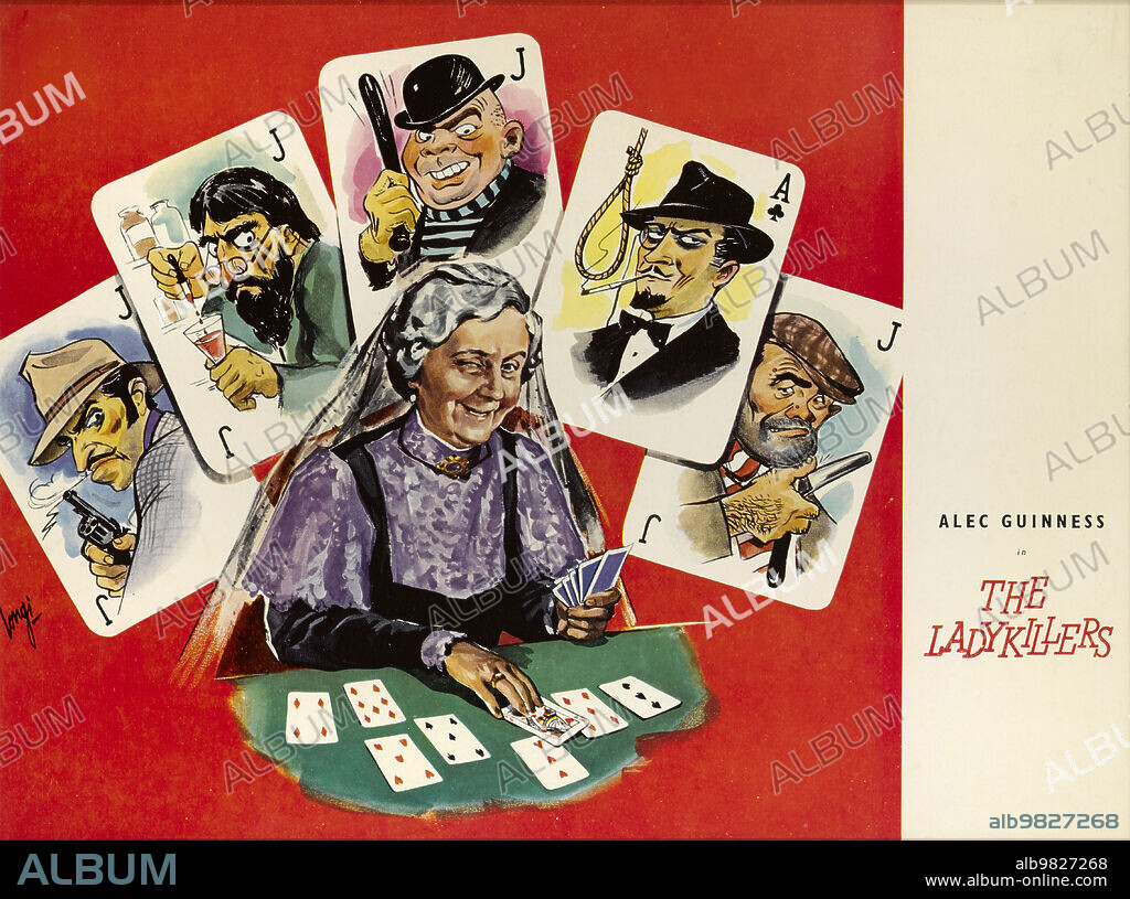 CARLANTONIO LONGI. Movie poster "The Ladykillers" by Alexander Mackendrick.