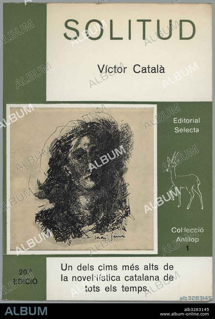Portada de la novela Solitud, de Víctor Català. Editorial Selecta, de Barcelona. Editada en 1980.