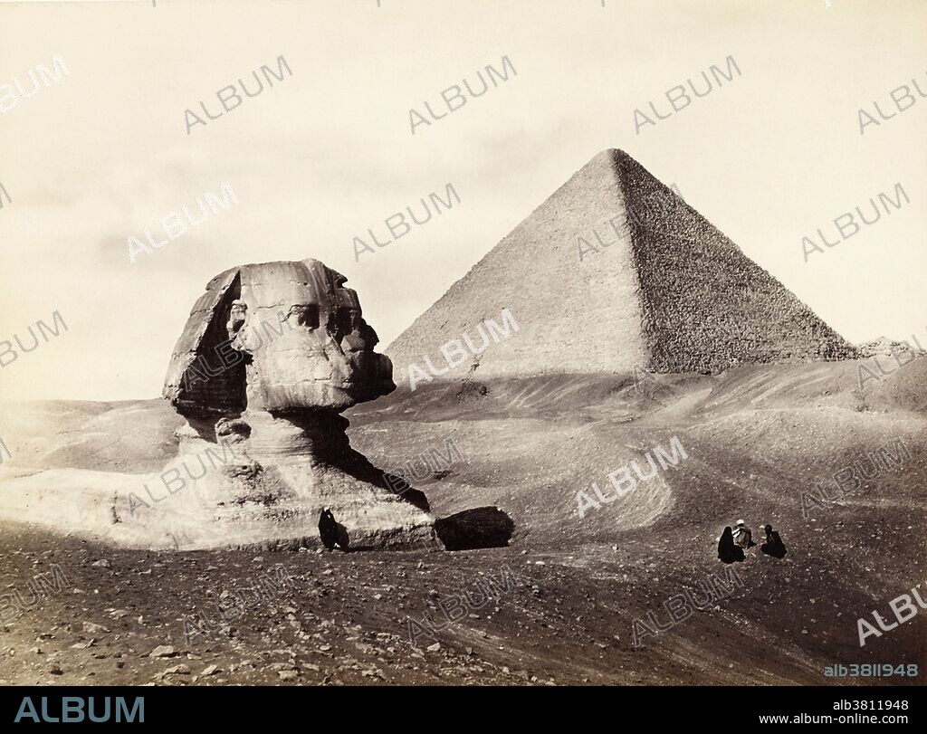 Great Pyramid and the Sphinx, 1858 - Album alb3811948 Great Pyramid and the Sphinx, 1858 - Album alb3811948