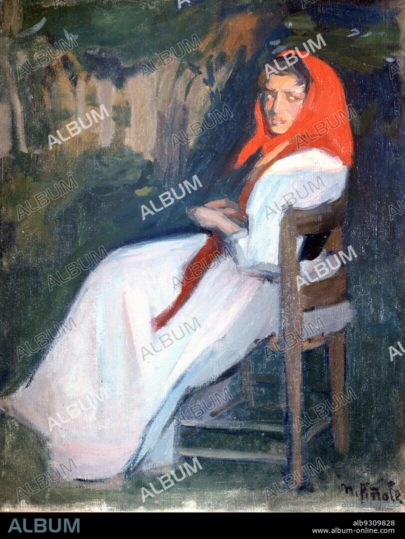 NICANOR PIÑOLE. PIÑOLE , NICANOR. PINTOR ESPAÑOL . GIJON 1878 - 1978. " MUJER SENTADA " , OLEO. ATENCION: AUTOR CONTEMPORANEO SUJETO A COPYRIGHT ©. EL CLIENTE FINAL ES RESPONSABLE DE LA GESTION DE LOS DERECHOS DE AUTOR CON LAS SOCIEDADES EXISTENTES DE GESTION DE DERECHOS O DIRECTAMENTE CON LOS ORGANISMOS TITULARES DE LOS MISMOS.