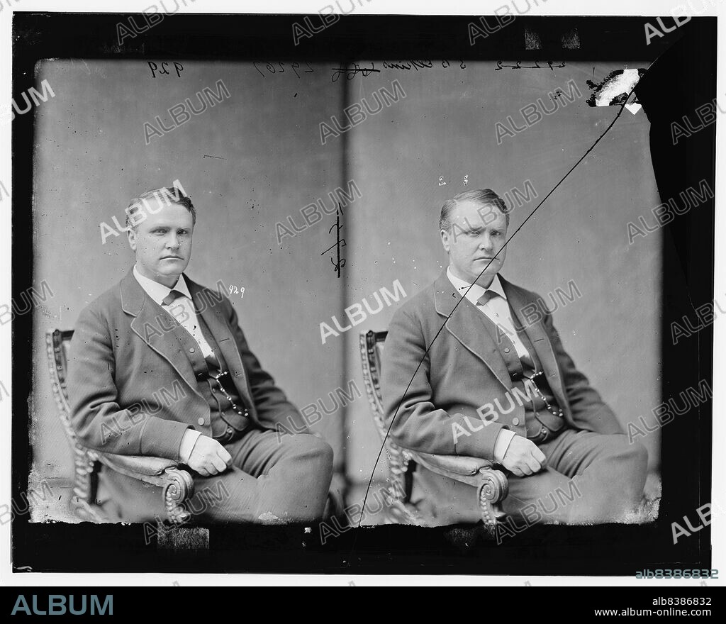 Stephen Benton Elkins of West Virginia, 1865-1880. Elkins, Hon. Stephen Benton of W. VA, between 1865 and 1880. [Industrialist, lawyer, politician, businessman and Union Army soldier: captain of militia in the 77th Missouri Infantry; Secretary of War; president of the Santa Fe National Bank].