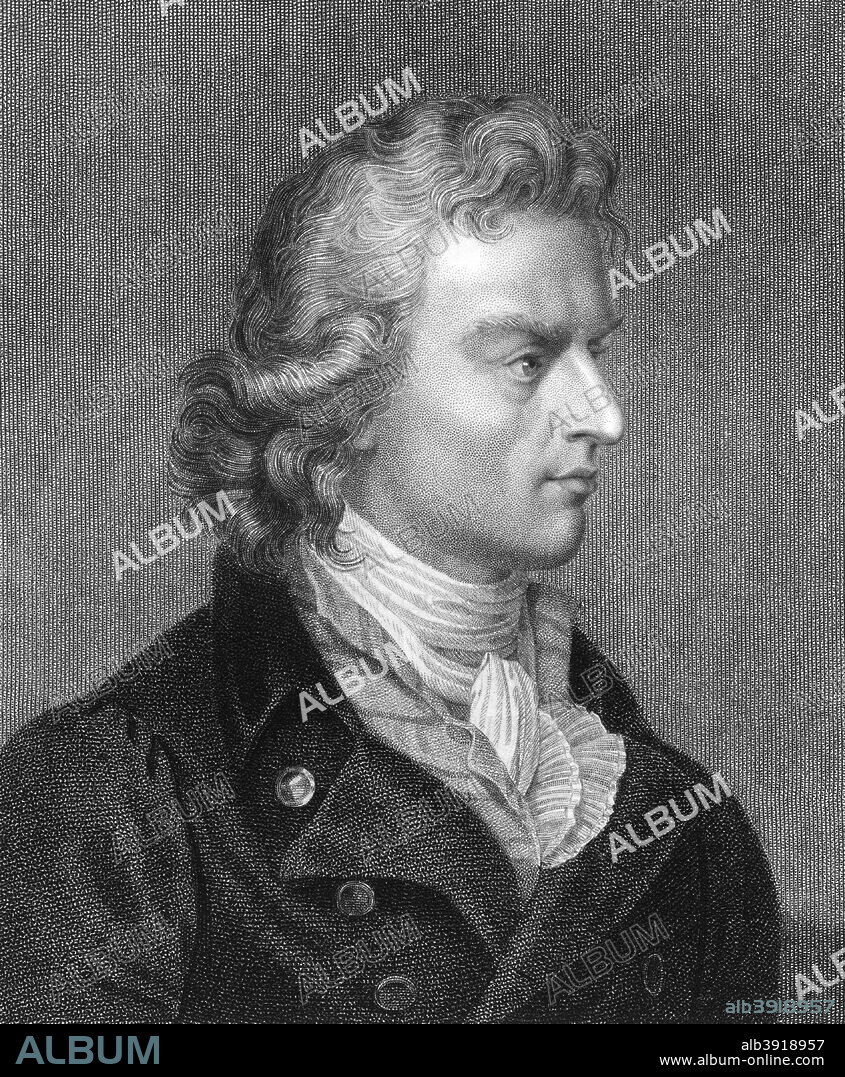 Friedrich Schiller, German poet, philosopher, historian, and dramatist, (1836). Schiller (1759-1805) is regarded as one of the greatest figures of German literature.
