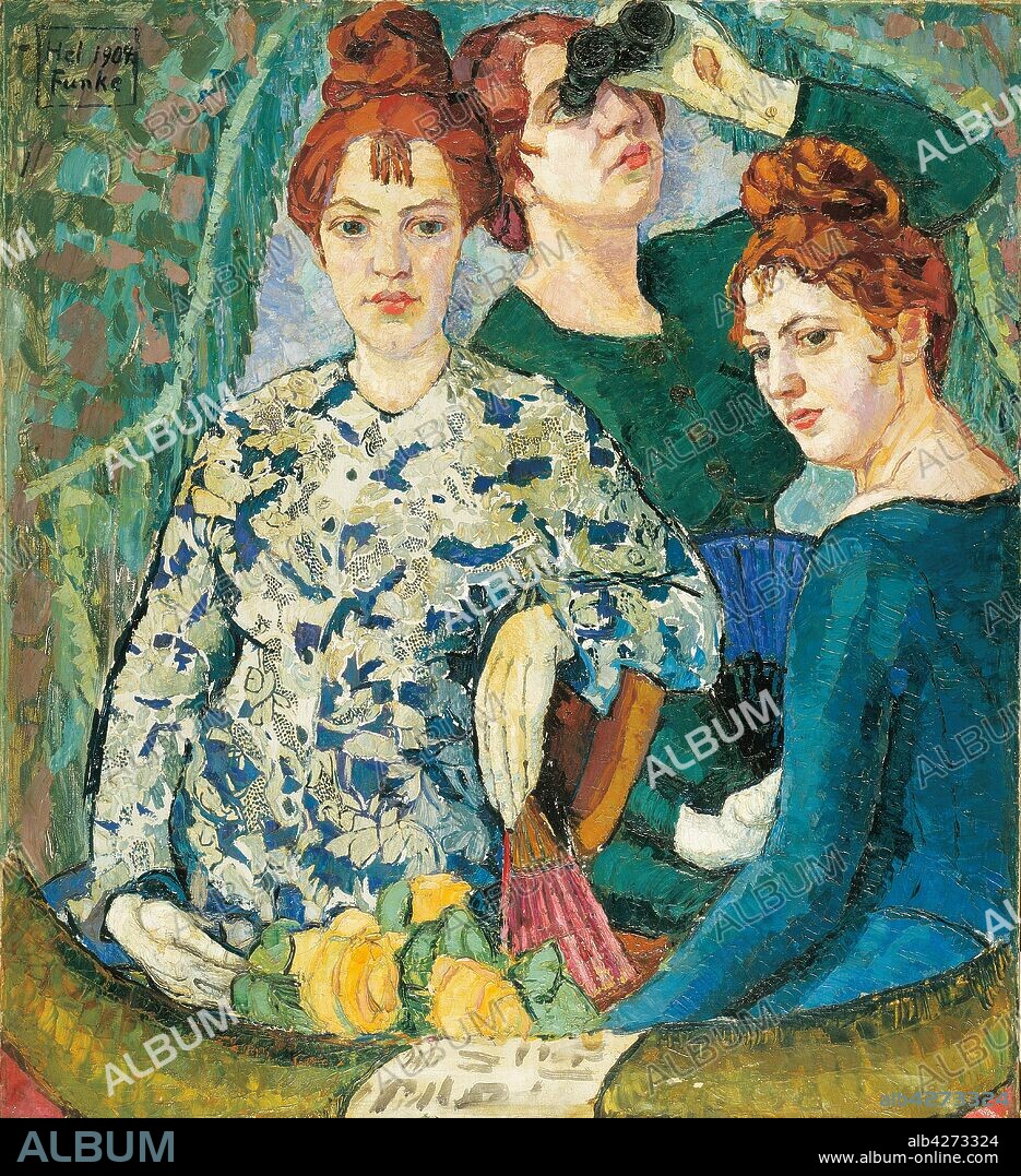 HELENE FUNKE. In a theatre box.