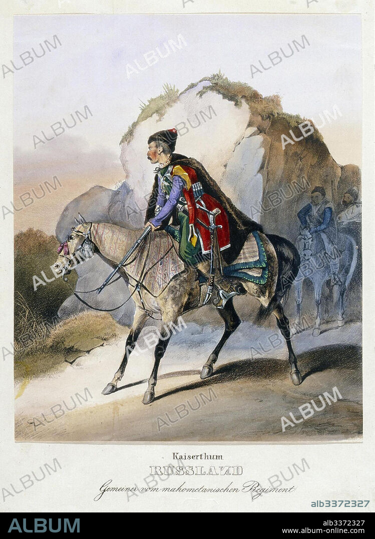 DIETRICH HEINRICH MARIA MONTEN. Soldier of the Muslim squadron of His Imperial Majesty's Convoy.