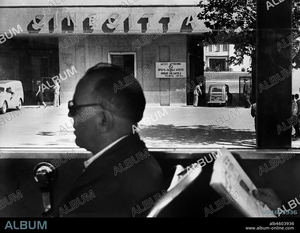 Rome. the entrance to Cinecittà. 1950.