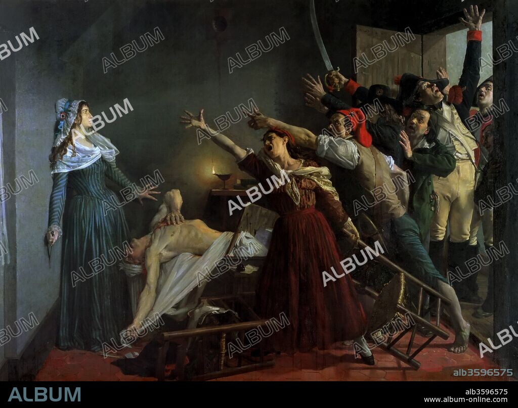 JEAN-JOSEPH WEERTS. The Assassination of Jean-Paul Marat.