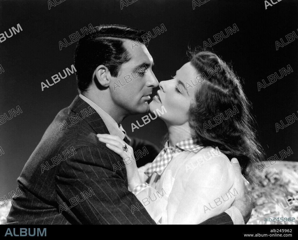 CARY GRANT and KATHARINE HEPBURN in THE PHILADELPHIA STORY, 1940, directed by GEORGE CUKOR. Copyright M.G.M.