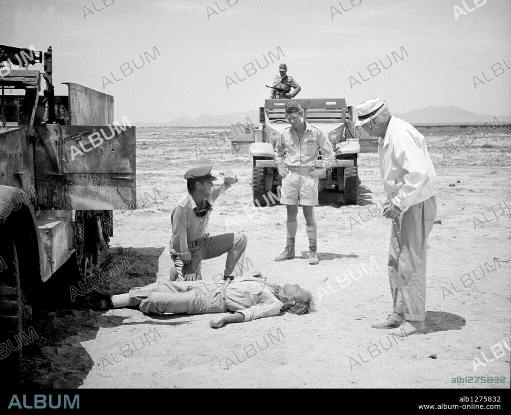 HENRY HATHAWAY in RAID ON ROMMEL, 1971, directed by HENRY HATHAWAY. Copyright UNIVERSAL PICTURES.