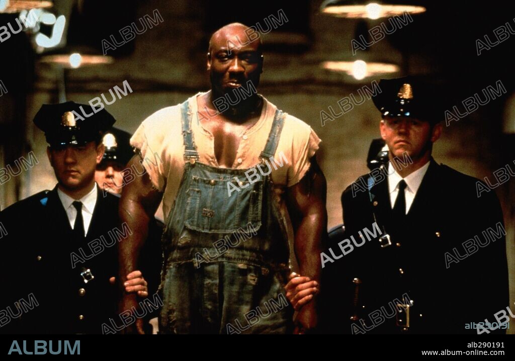 DAVID MORSE, MICHAEL CLARKE DUNCAN und TOM HANKS in THE GREEN MILE, 1999, unter der Regie von FRANK DARABONT. Copyright CASTLE ROCK ENTERTAINMENT.