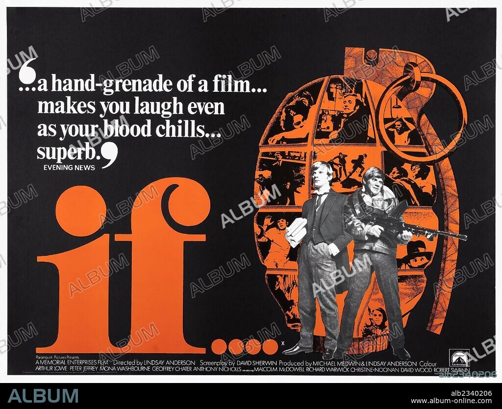 Poster of IF.. ., 1968, directed by LINDSAY ANDERSON. Copyright PARAMOUNT PICTURES.