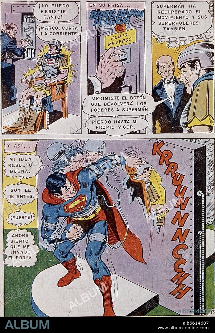 PAGINA DEL COMIC 'SUPERMAN'.