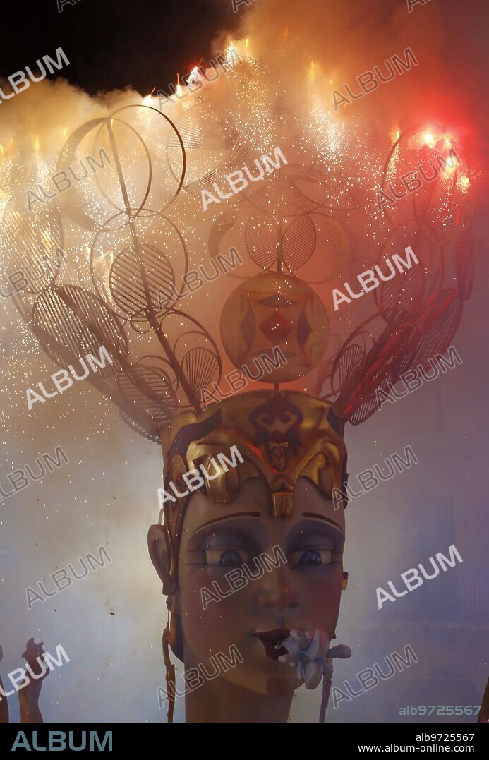 Alicante 06/25/2013 Cremv° Bonfires of Saint John in the Alicante City Hall Bonfire Photo Juan Carlos Soler archdc Juan Carlos Soler.