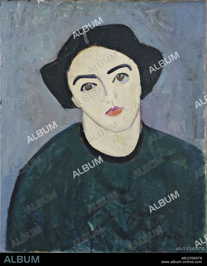 ANDRE DERAIN. Madame Derain in Green.