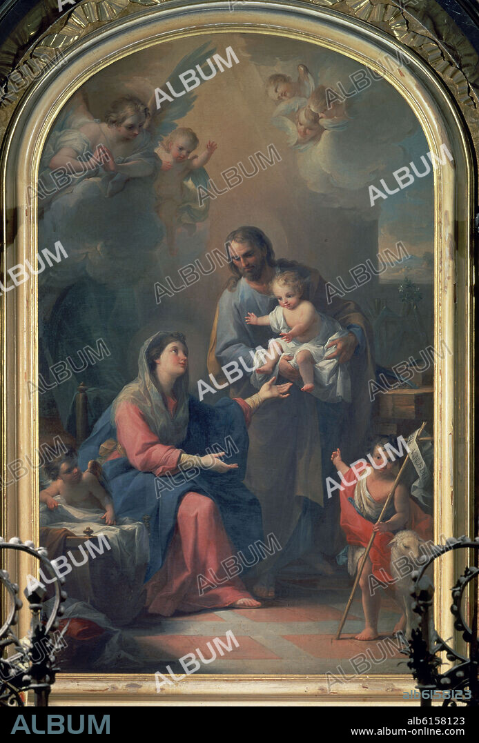 MARIANO SALVADOR MAELLA. SAGRADA FAMILIA - SIGLO XVIII - TRASCORO DE LA CATEDRAL DE JAEN.