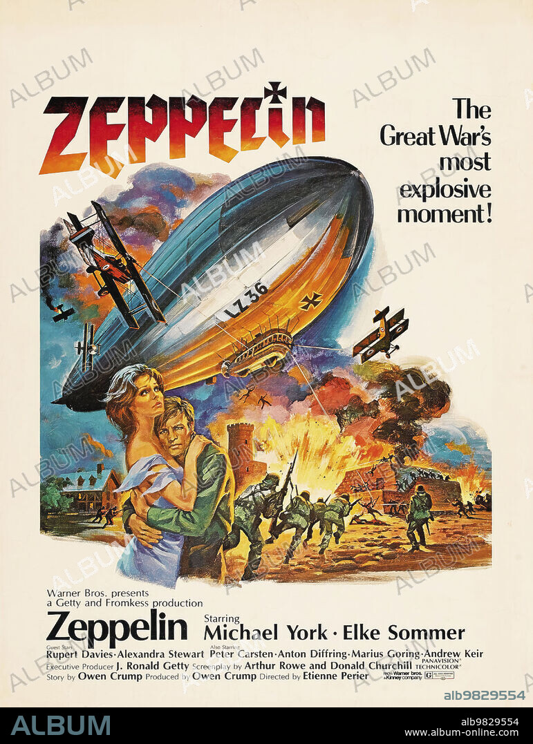 Poster of ZEPPELIN, 1971, directed by ETIENNE PERIER. Copyright WARNER BROTHERS.