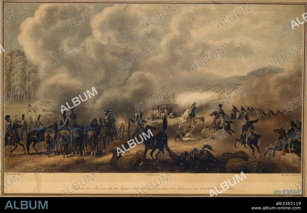 FABER DU FAUR, CHRISTIAN WILHELM, VON. The Battle of Krasnoi on August 14, 1812.