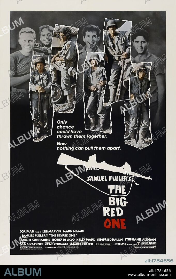Plakat zu THE BIG RED ONE, 1980, unter der Regie von SAMUEL FULLER. Copyright LORIMAR PRODUCTIONS.