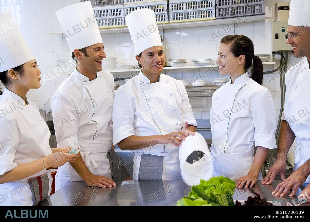 Preparations. Luis Irizar cooking school. Donostia, Gipuzkoa, Basque Country, Spain.