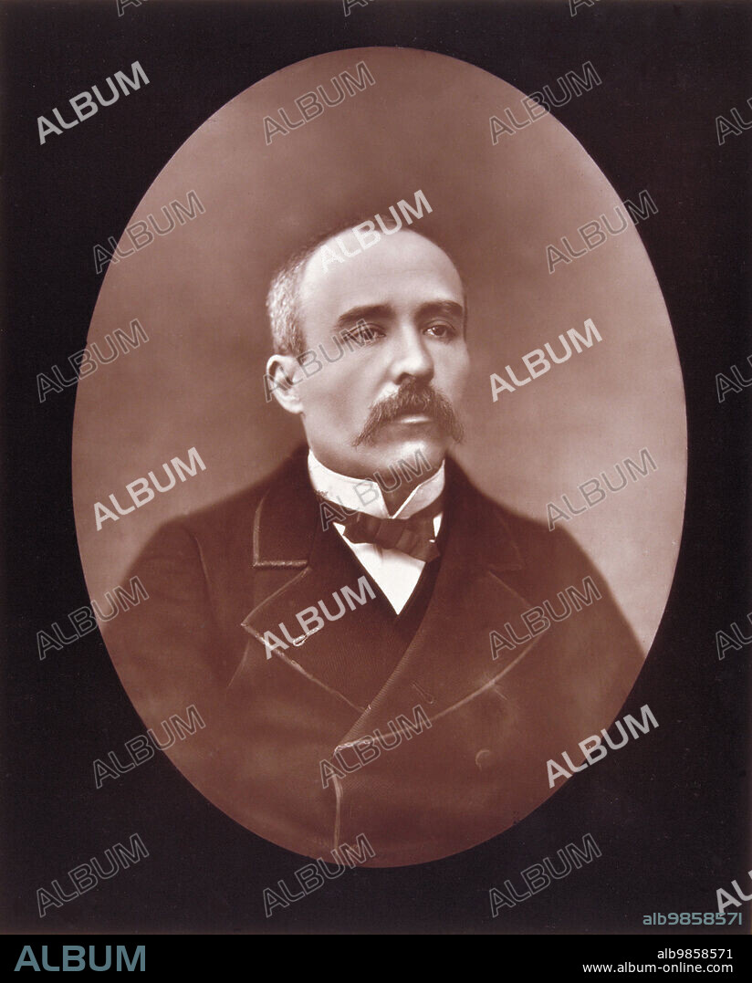 ETIENNE CARJAT. Georges Clémenceau, between 1876 and 1884. Book: Galerie Contemporaine, Volume 8.