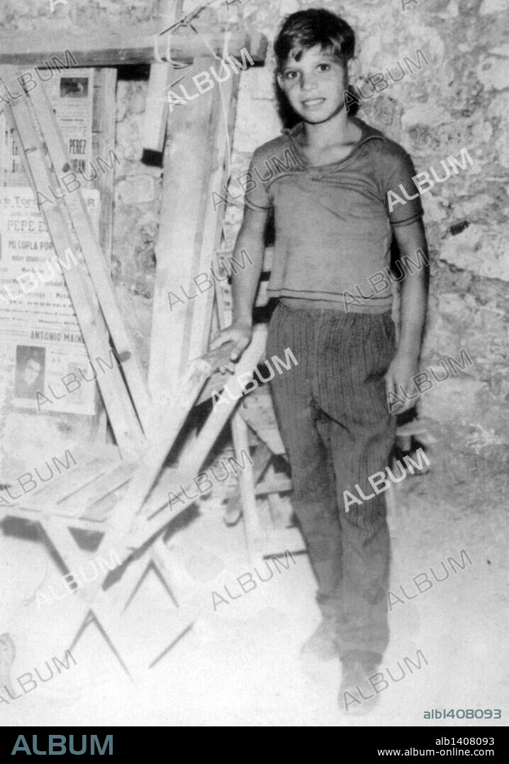 Camarón de niño.