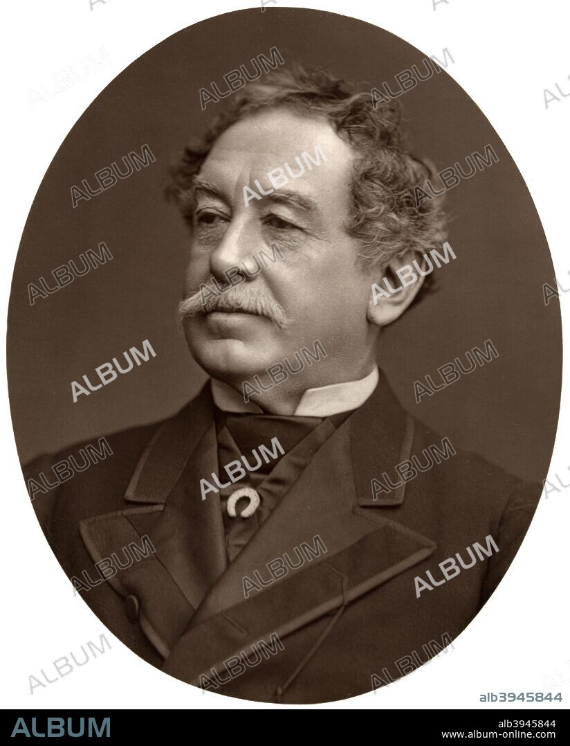 William Howard Russell, Esq, LLD, Irish journalist, 1876. Russell was a war correspondent for the Times who covered the Crimean War, Indian Mutiny, American Civil War and the Franco-Prussian War. From Men of Mark: a gallery of contemporary portraits of men distinguished in the Senate, the Church, in science, literature and art, the army, navy, law, medicine, etc. Photographed from life by Lock and Whitfield, with brief biographical notices by Thompson Cooper. (London, 1876-1883).
