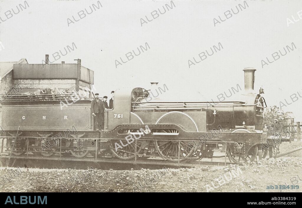 Locomotive no 751: 2-4-0 engine.