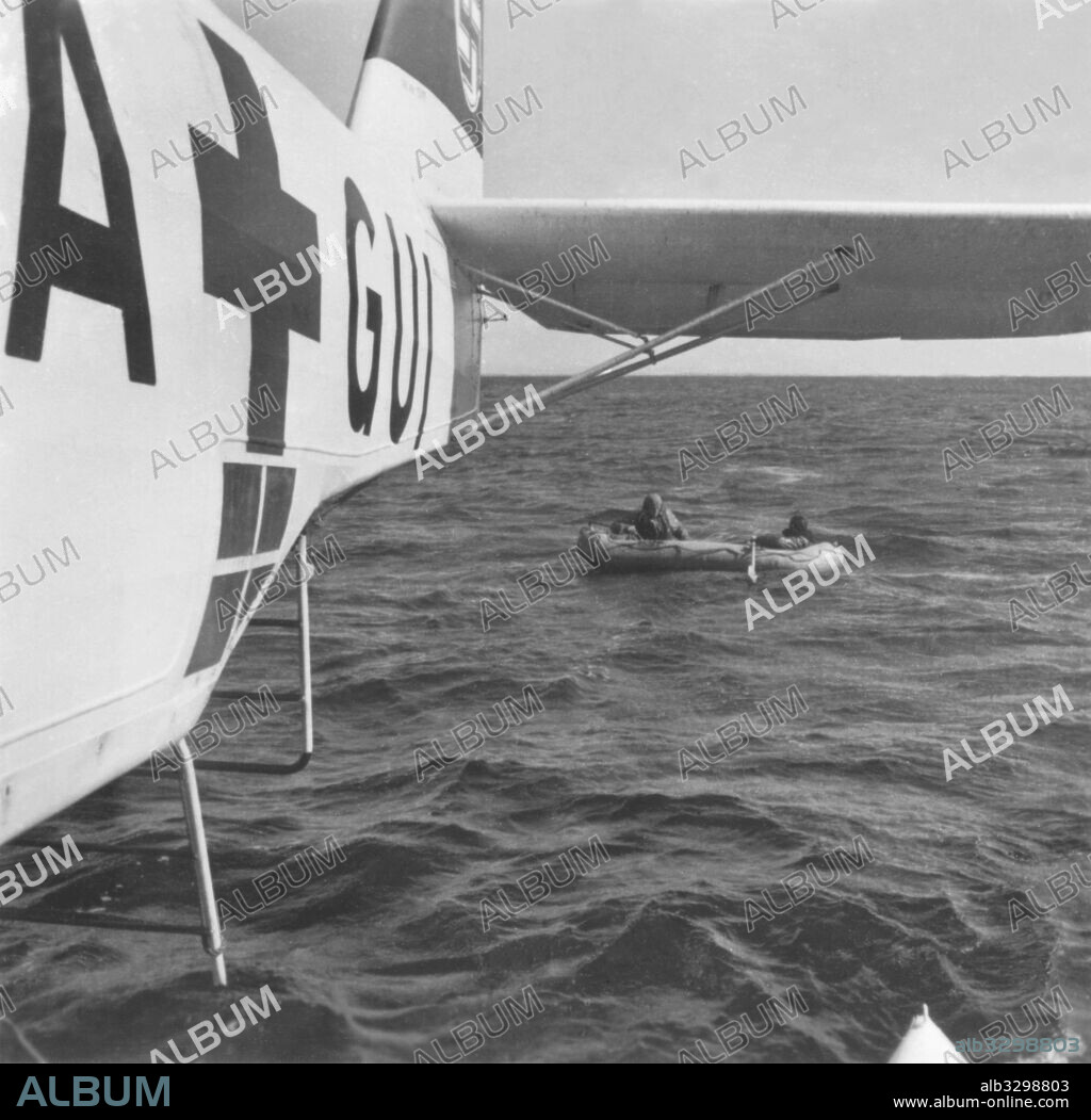 German seaplane is used to rescue downed aircrew.