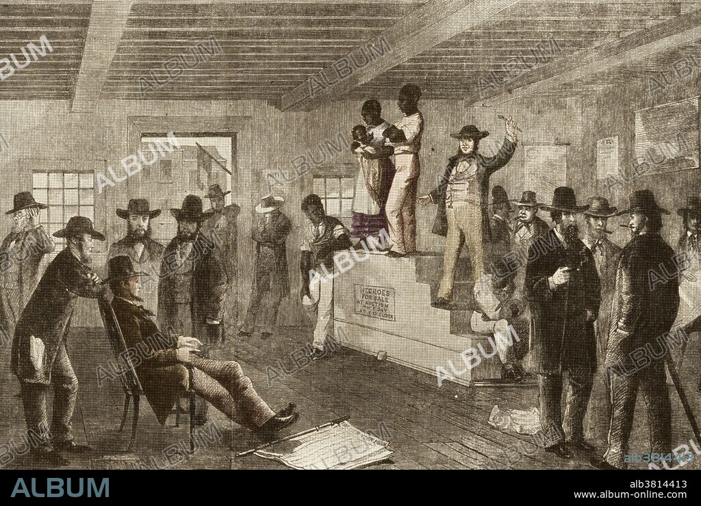 Slave Auction, 1861